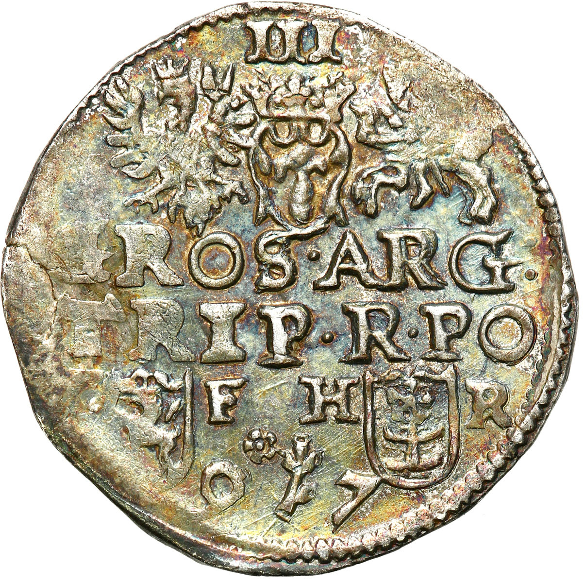 Zygmunt III Waza. Trojak (3 grosze) 1597, Poznań - ŁADNY
